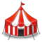 Circus Tent emoji on Samsung